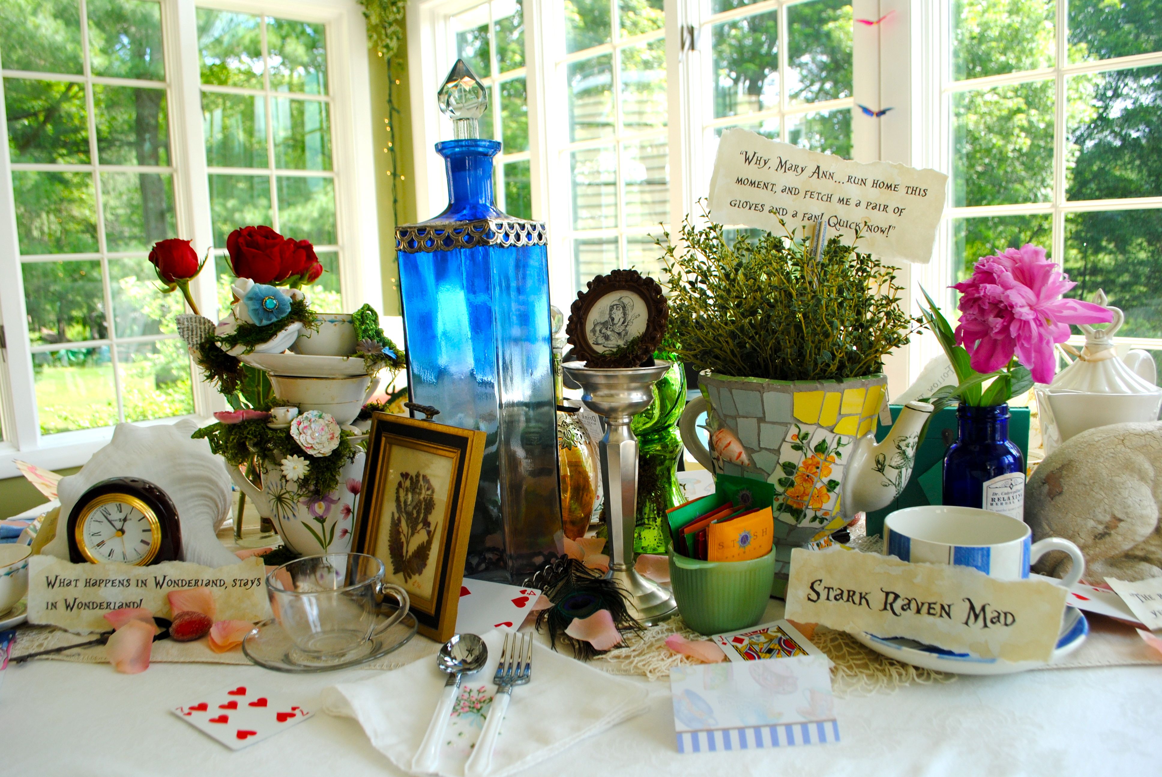 Alice in Wonderland Tea Party Ideas, Tea Party Decoration Ideas